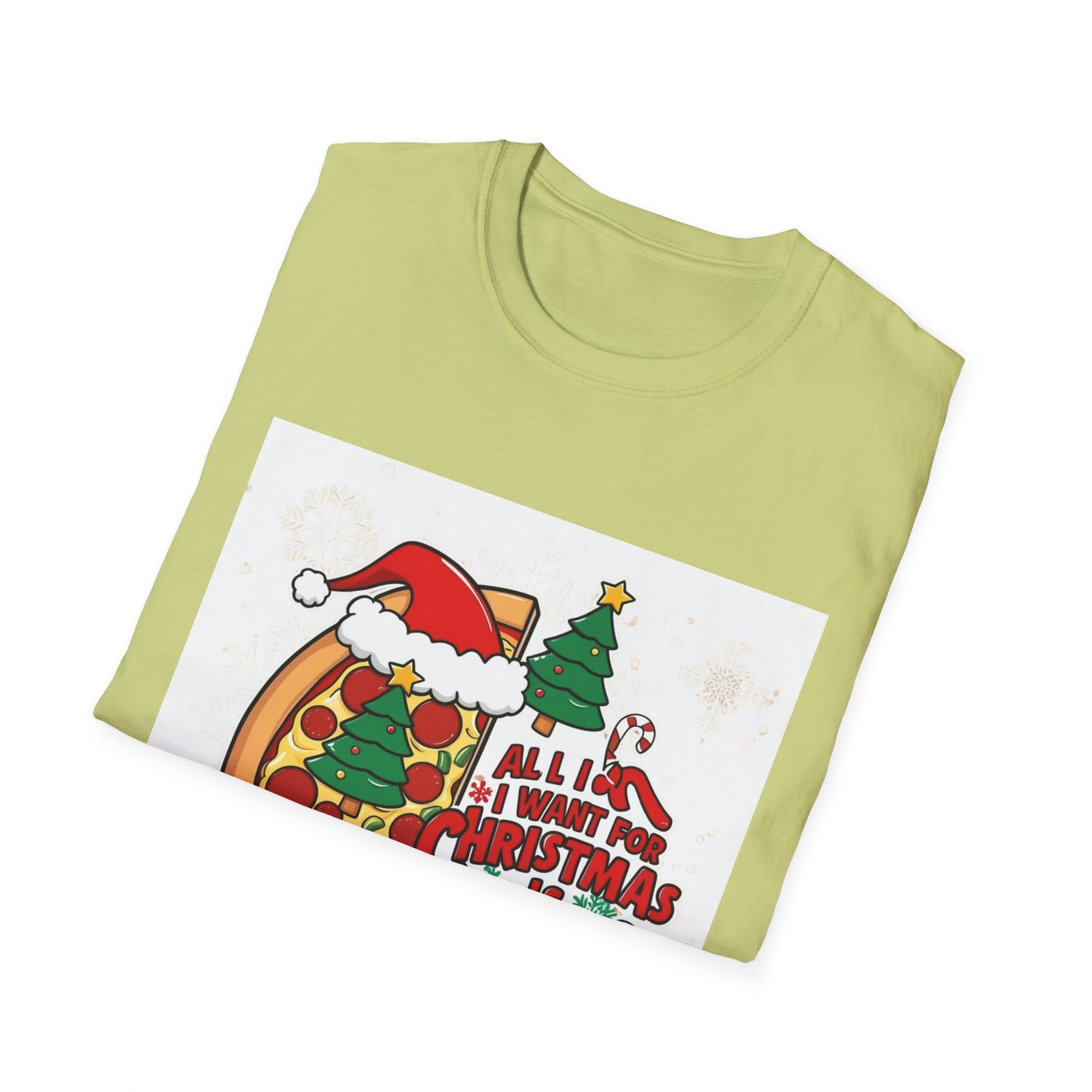 Christmas Pizza Unisex Softstyle T-Shirt