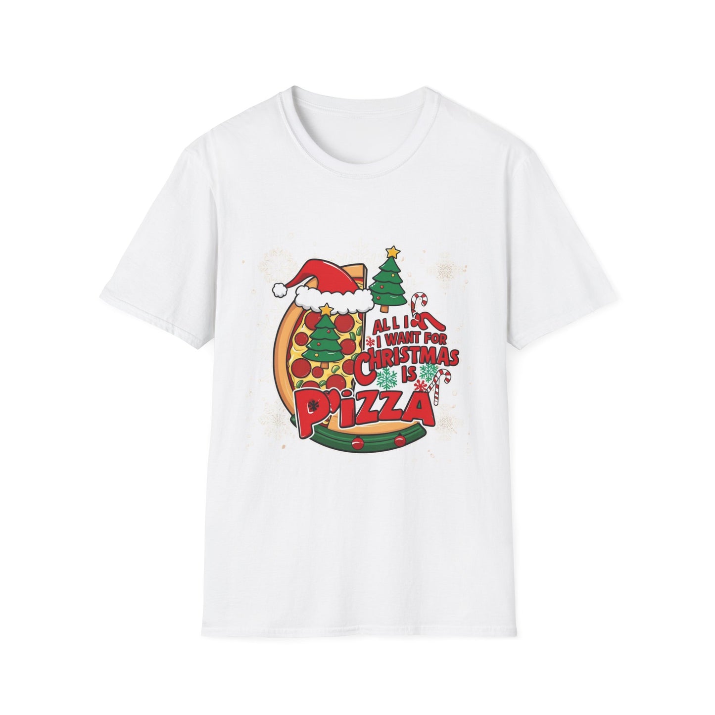 Christmas Pizza Unisex Softstyle T-Shirt