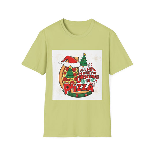 Christmas Pizza Unisex Softstyle T-Shirt